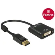 Delock Adapter Displayport 1.2 male  Dvi female 4K Passive black 62601 karte