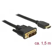 Delock Cable Dvi 181 male gt/  4043619855834 85583