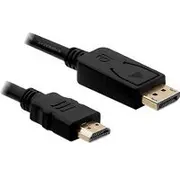 Delock Dp plug - Hdmi bl 2M  82587 kabelis vads