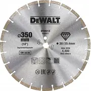 Dewalt diamond blade 350X25 4Mm segment Dt40213-Qz  Dt40213 Qz