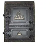 Double Fireplace Doors Lt-1 390X290 4779027270654  Joinedit66663481 Dārza mēbeles