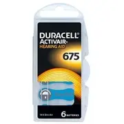 Duracell Hearing 675 A675 Blistera iepakojuma 6Gb.  A675B6 2930 675/Dur Acsbadur0003 Da675 F3 Pr44 Baterija