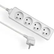 Elgotech Przedluzacz Economic 4 gniazda z/u bialy 3M Eps-403 5902694554034  Joinedit15724135