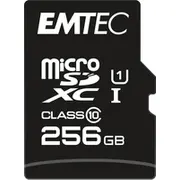 Emtec Microsd Card 256Gb Sdxc Cl.10 Gold  Ecmsdm256Gxc10Gp atmiņas karte