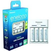 Eneloop Bq-Cc61C - Tischladegeraet Nimh Usb-In inkl. 4X Aa Mignon Akkus Nickel-Metallhydrid 52061040 5410853063988  K-Kj61Mcd40Usb