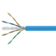 Equip Instal.kab Cat6A Dca  U/Utp 305.00M blau Lszh 404542 518262 tīkla kabelis