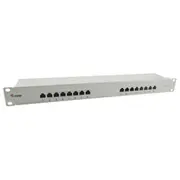 Equip Patchpanel 16X Rj45 Cat6  19 1He grau 326317