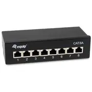 Equip Patchpanel 8X Rj45 Cat6A  Ftp 1He Premium schwarz 326621