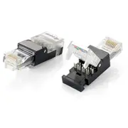 Equip Steckverbinder Rj45 Cat6  2Stk ungeschirmt werkz Polybeutel 121165 adapteris