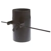 Flue D160/2Mm 0.25M Black Wth Flap 013160000 5900309023470  Joinedit61266267 Dārza mēbeles