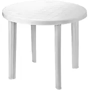 Galds apaļš Tondo 90Cm balts plastmasas  8009271906006 Ton035Bi Dārza mēbeles