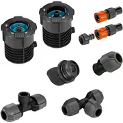 Gardena Starter Set for Garden Pipeline  water tap With 2 sockets 4078500057714 08270 20 Zāles pļāvēji