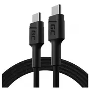 Green Cell Cable Gc Powerstream Usb-C - 120Cm Power Delivery 60W 480 Mbps Ultra Charge Qc 3.0  5907813963599 Kabgc30