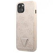 Guess Hard Cover 4G Saffiano Double Card Pink  fur Apple iPhone 13 Pro Max Guhcp13Xp4Tpp 3666339047757 136325-Uniw brak Gue002471-0