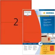 Herma Kolorowe etykiety A4  199 6 x 143 5 mm czerwony trwala przyczepnosc - 4567 4008705045674 Joinedit17996235