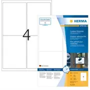 Herma Odporne na warunki atmosferyczne etykiety foliowe A4  99 1 x 139 mm biale wyjatkowo silna przyczepnosc rozciagliwe - 9539 4008705095396 Joinedit17994779