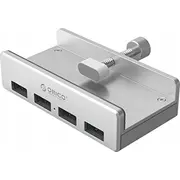 Hub 4-Portowy montowany na zacisk Usb-A 3.0 - srebrny 6942227137982  Joinedit71281379
