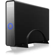 Icy Box Ib-382H-C31  drive housing Black for 1X Hdd/Ssd with Usb 3.2 Gen 2 Type-C connector and hub 60087 cietā diska korpuss