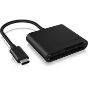 Icy Box Ib-Cr301-C3  card reader black 60649 karšu lasītājs
