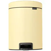 Jaunums Brabantia atkritumu tvertne ar pedāli Newicon  5L Mellow Jellow 233784 23 37 84