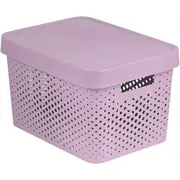 Kaste caurumota ar vaku Infinity Recycled 17L 36X27X22Cm roza 0804742X51  3253924742168