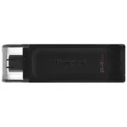 Kingston 64Gb Usb-C 3.2 Gen 1 Datatraveler 70  Dt70/64Gb 0740617305302 AkDt70/64Gb Penpckin0033 Usb Flash atmiņa