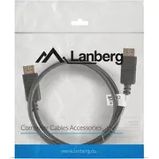 Lanberg Ca-Dpdp-10Cc-0010-Bk Displayport M - 1M black color  Ca Dpdp 10Cc 0010 Bk kabelis video audio