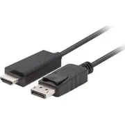 Lanberg Displayport to Hdmi Cable Ca-Dphd-11Cc-0018-Bk 1.8 m  Ca Dphd 11Cc 0018 Bk kabelis video audio