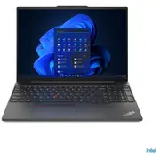 Lenovo Thinkpad E16 G1  i5-1335U 16Gb 512Gb Ssd Intel Iris Xe Graphics 161920X1200 Touch W11 Pro 1Yw 21Jn0040Us Portatīvais dators