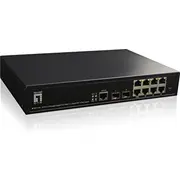 Levelone Switch 10X Ge Gep-1061  2Xgsfp 125W 8Xpoe Gep 1061Neueversion komutators