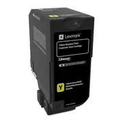 Lexmark 74C2Sye Laser cartridge yellow Lasertoner / Patrone  kārtridžs
