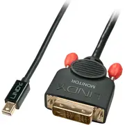 Lindy Mini-Displayport an Dvi-D Kabel schwarz 2M  41952 adapteris
