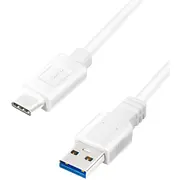 Logilink - Usb 3.2 Gen1X1 cable  Usb-A male to Usb-C white 1.5M Cu0175 kabelis
