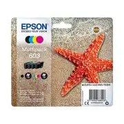 Patrone Epson 603 T03U5 Multipack 130 Seiten  C13T03U54010 kārtridžs