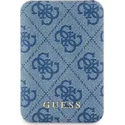 Powerbank Guess indukcyjny 15W Gupb5Fp4Emgb 5000Mah niebieski/blue 4G Leather Metal Logo Magsafe 14121107 3666339210601  Joinedit64360285 mobilā uzlādes iekārta
