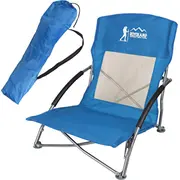 Royokamp  Fotel turystyczno plazowy z podlokietnikami 55X58X64 skladany niebieski 1039015 5902431039015 Joinedit33626444 Dārza mēbeles