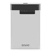 Savio 2.5 External Hdd/Ssd enclosure  Usb 3.0 transparent Ak-66 Ak 66 Savak-66 cietā diska korpuss