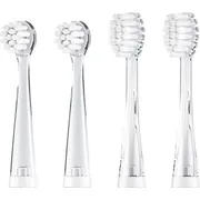Seago Brush Head Set for Sg-513  4 pcs. transparent color Refill 5902211128687 13357212 mutes higiēnai