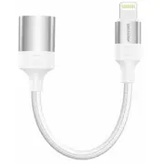 Swissten Textile Lightning - Usb-A Otg Adapteris 0.12M  8595217488526 73501218