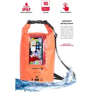 Swissten Waterproof Universal Phone Case Ūdensizturīgs Maks Telefonam 10L  32900820 8595217480452 maciņš apvalks mobilajam telefonam