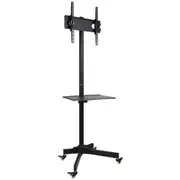 Techly ica-tr21 soporte de pie para pantalla plana 139 7 cm 55 suelo con ruedas negro 8051128100730  Ica Tr21 100730