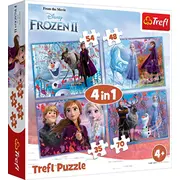 Trefl Puzzle 4In1 Frozen 2 - A journey into the unknown  5900511343236 Gxp-694428 puzle puzzle