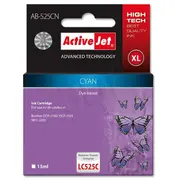 Tusz Activejet Ab-525Cn Do drukarki Brother  zamiennik Lc525C supreme 15Ml cyan Ab 525Cn