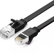 Ugreen flat Ethernet patchcord cable Rj45 Cat 6 Utp 1000 Mbps 5 m black Nw101 50187  ugreen 6957303851874 Ugr258Blk Usb kabelis