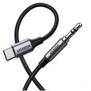 Ugreen mini jack 3 5Mm Aux  to Usb-C Cable 1 m Deep gray 6957303836338 30633 Ugr440Gry Usb kabelis