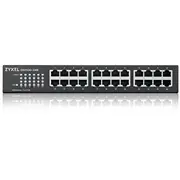 Zyxel Gs1100-24E Unmanaged Gigabit Ethernet 10/100/1000 Black  Gs1100 24E Eu0103F Gs110024Eeu0103F komutators