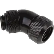 Alphacool Eiszapfen 45 pipe connection 1/4 on 13Mm  black - 17407 Wasc-408 ūdens dzesēšanas sistēmas piederumi