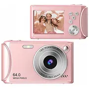 Aparat Cyfrowy Zdjecia 64Mp Filmy 4K / 30Fps 18X Zoom Antishake Xrec Q18 Rozowy Sb10131 5904647828742  Joinedit75181947