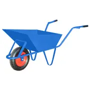 Awtools Wheelbarrow Construction 85L/2.0Mm Blue  Wheel Cover Aw00033