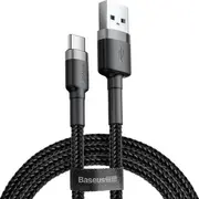 Baseus Cafule Cable Usb cable durable nylon / Usb-C Qc3.0 2A 3M black-gray Catklf-Ug1  6953156296343 51808-Uniw kabelis